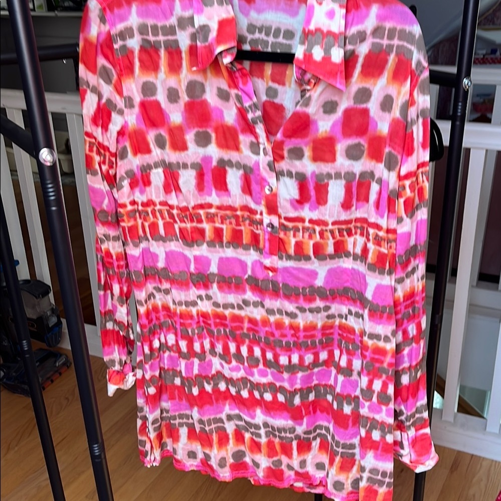 Pink and Red Tunic